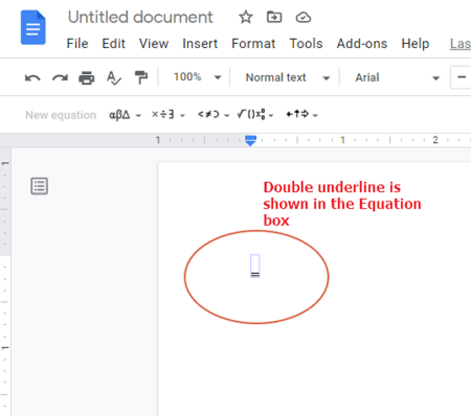 How To Double Underline Google Docs