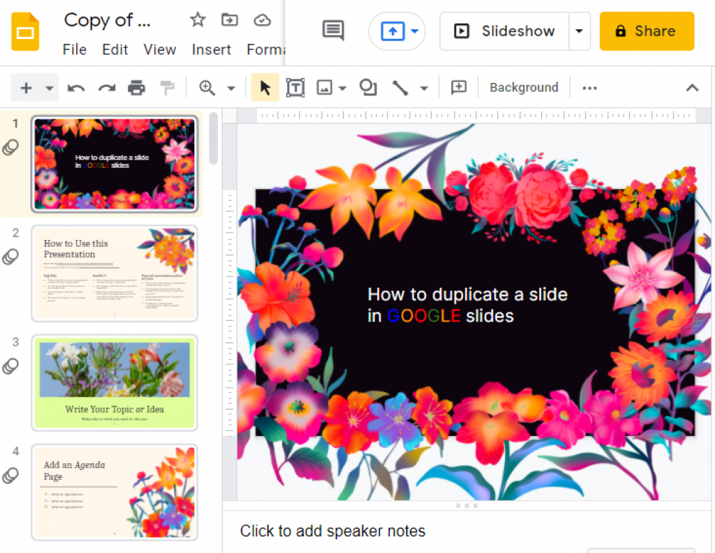 How Do You Duplicate A Slide In Google Slides