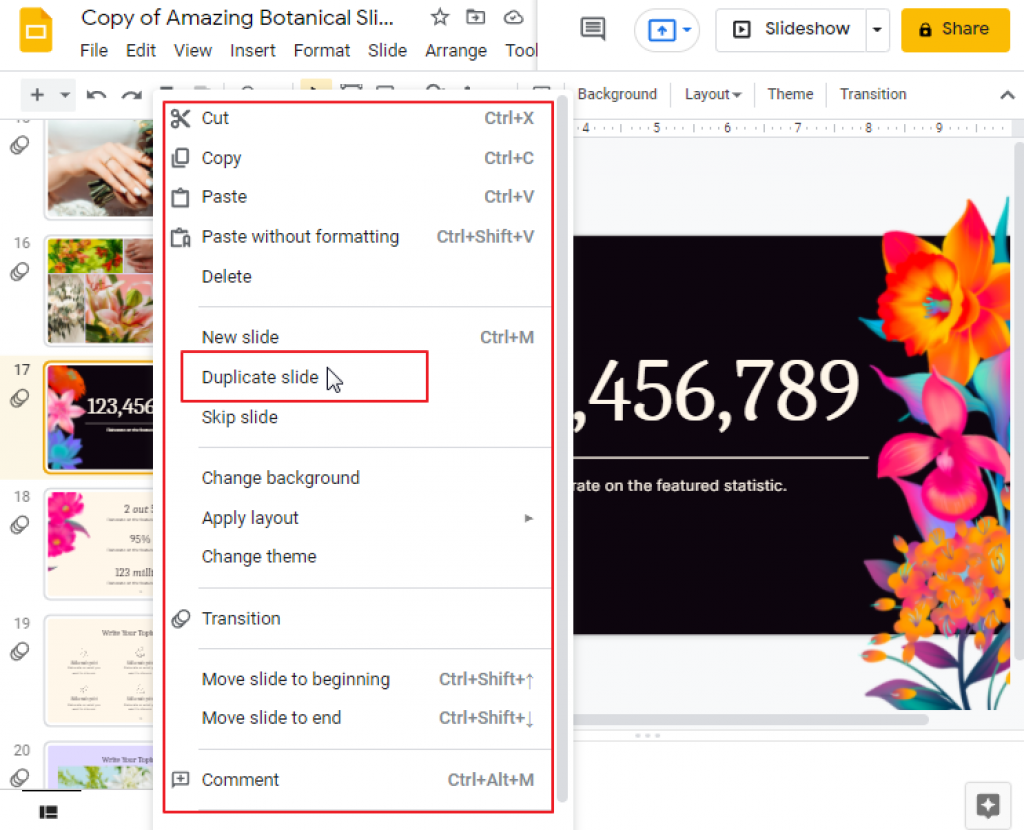 How Can You Duplicate A Slide In Google Slides