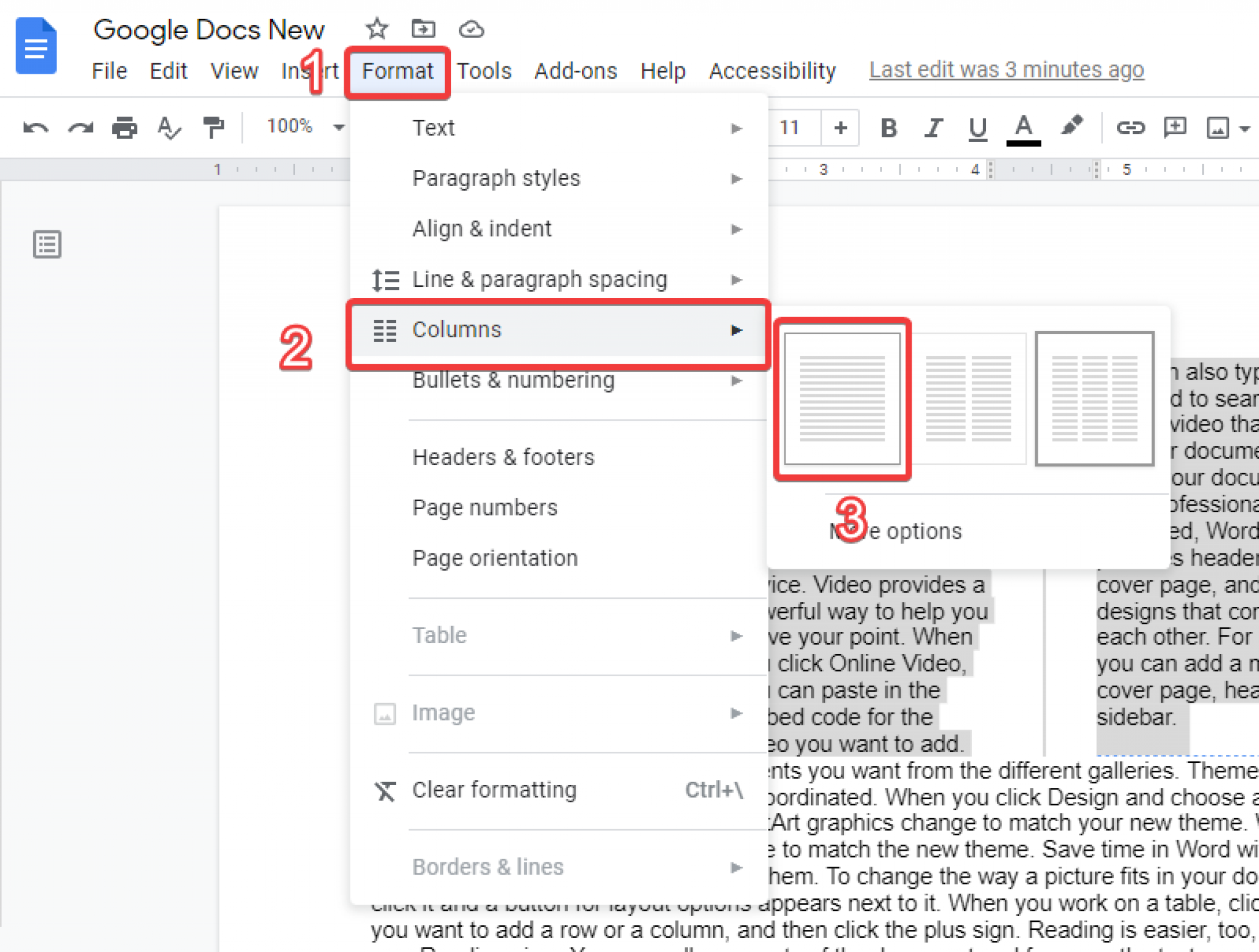 How To Remove Columns In Google Docs