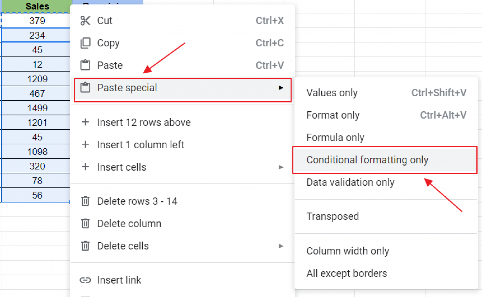 how-to-copy-conditional-formatting-in-google-sheets-2-methods