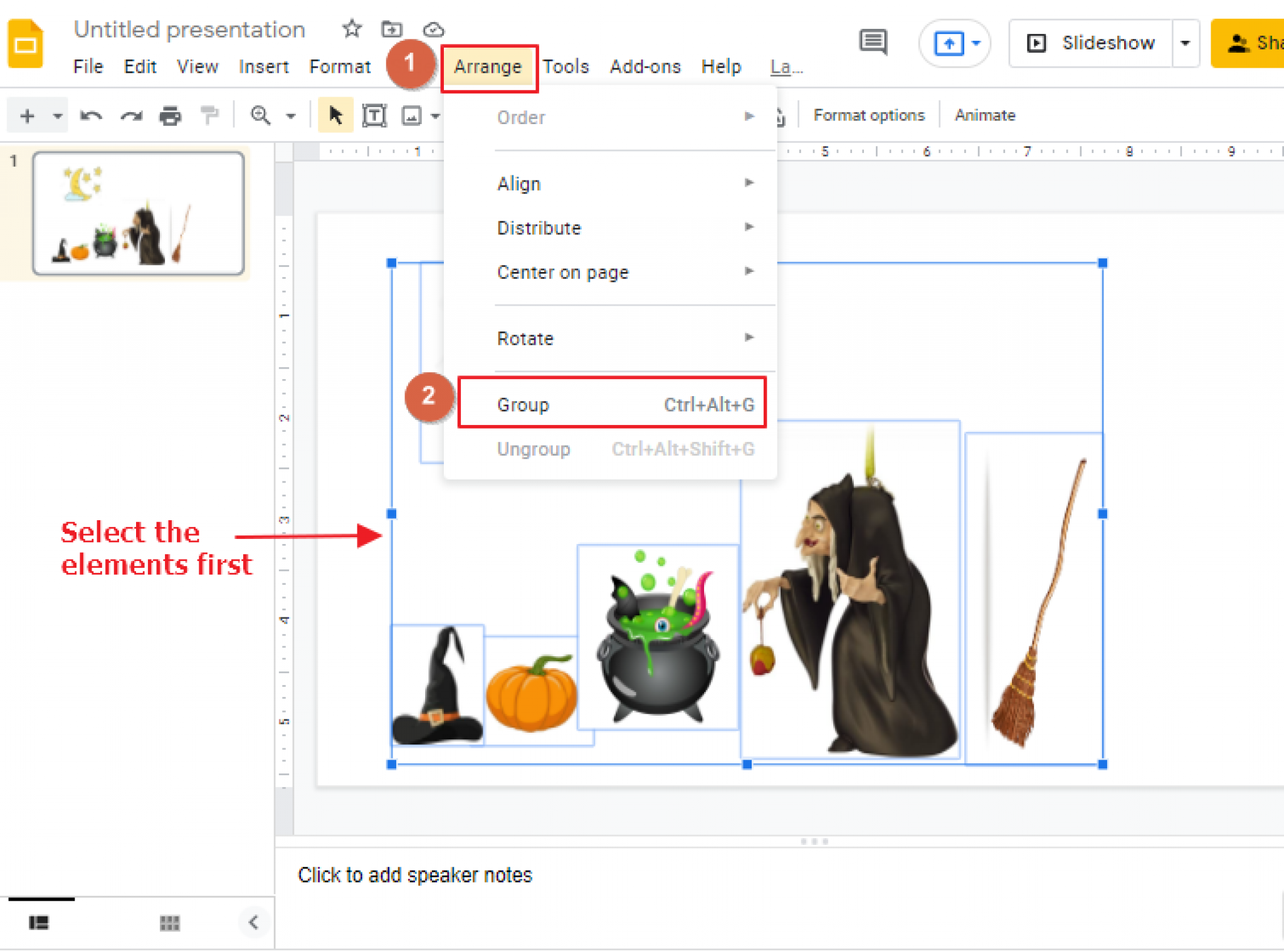 how-to-group-ungroup-objects-in-google-slides-best-practice