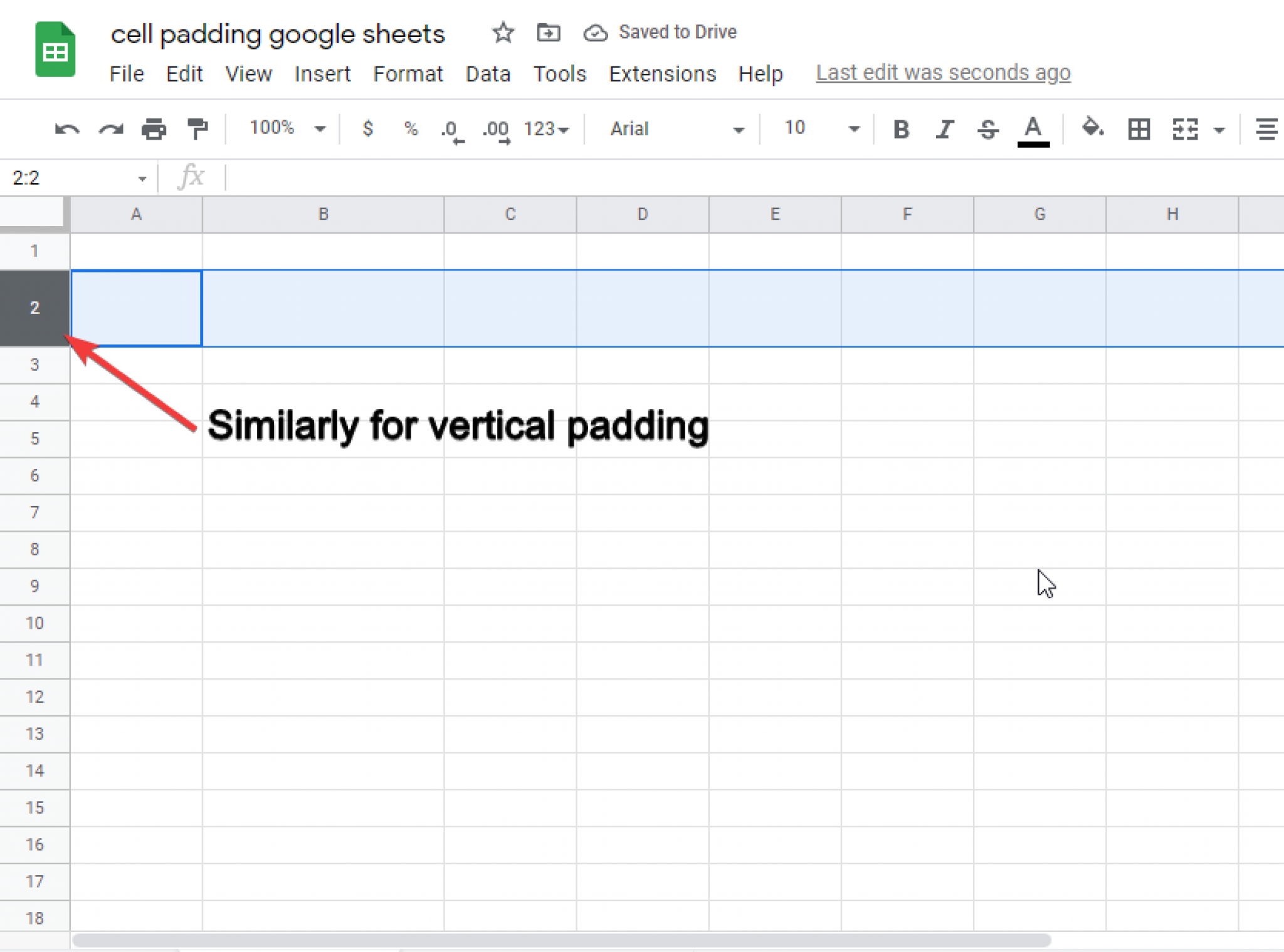 how-to-do-cell-padding-in-google-sheets-best-practice