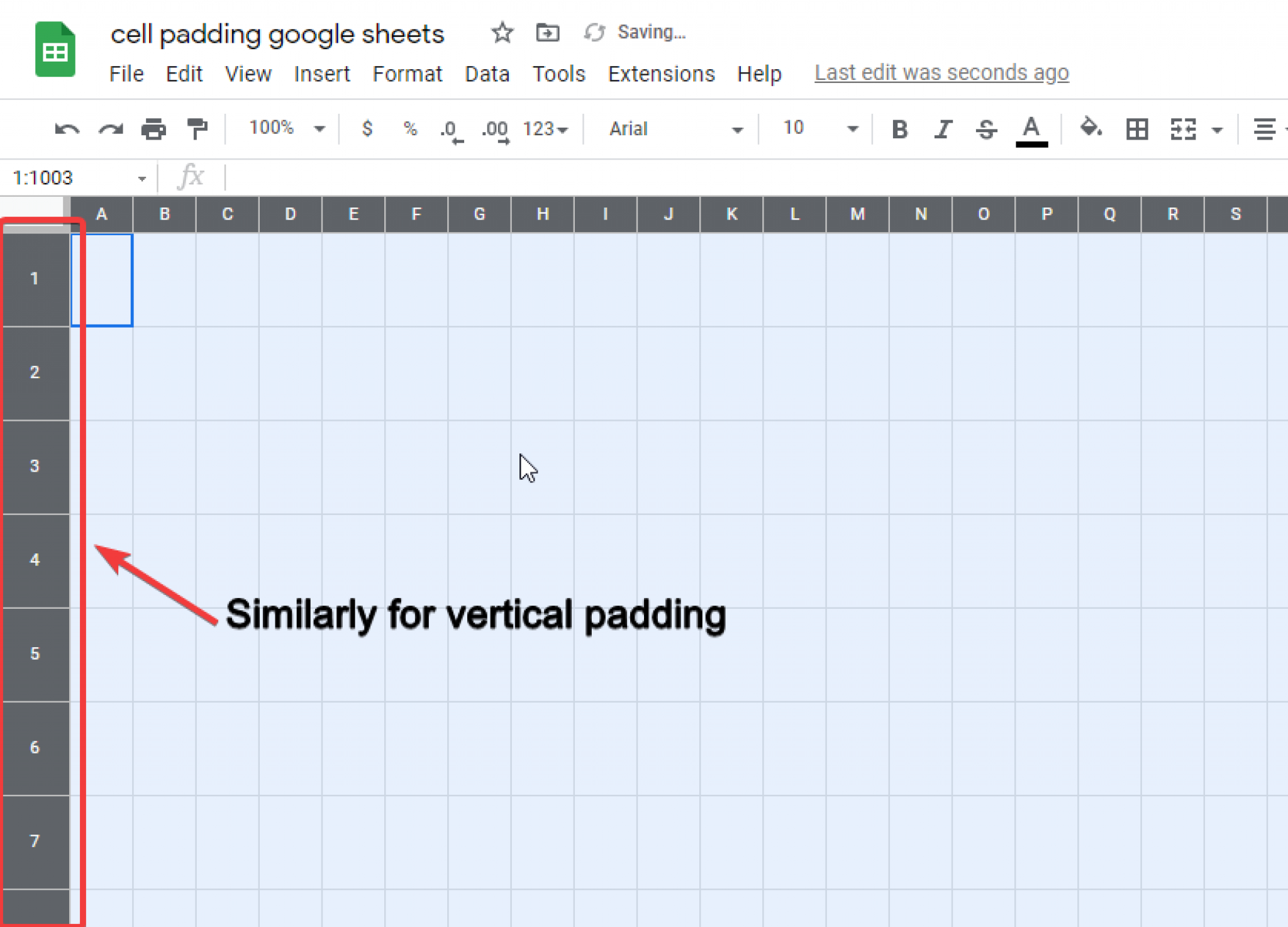 how-to-do-cell-padding-in-google-sheets-best-practice