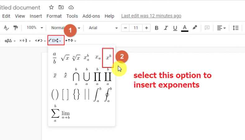 how-to-do-exponents-in-google-docs-3-professional-methods