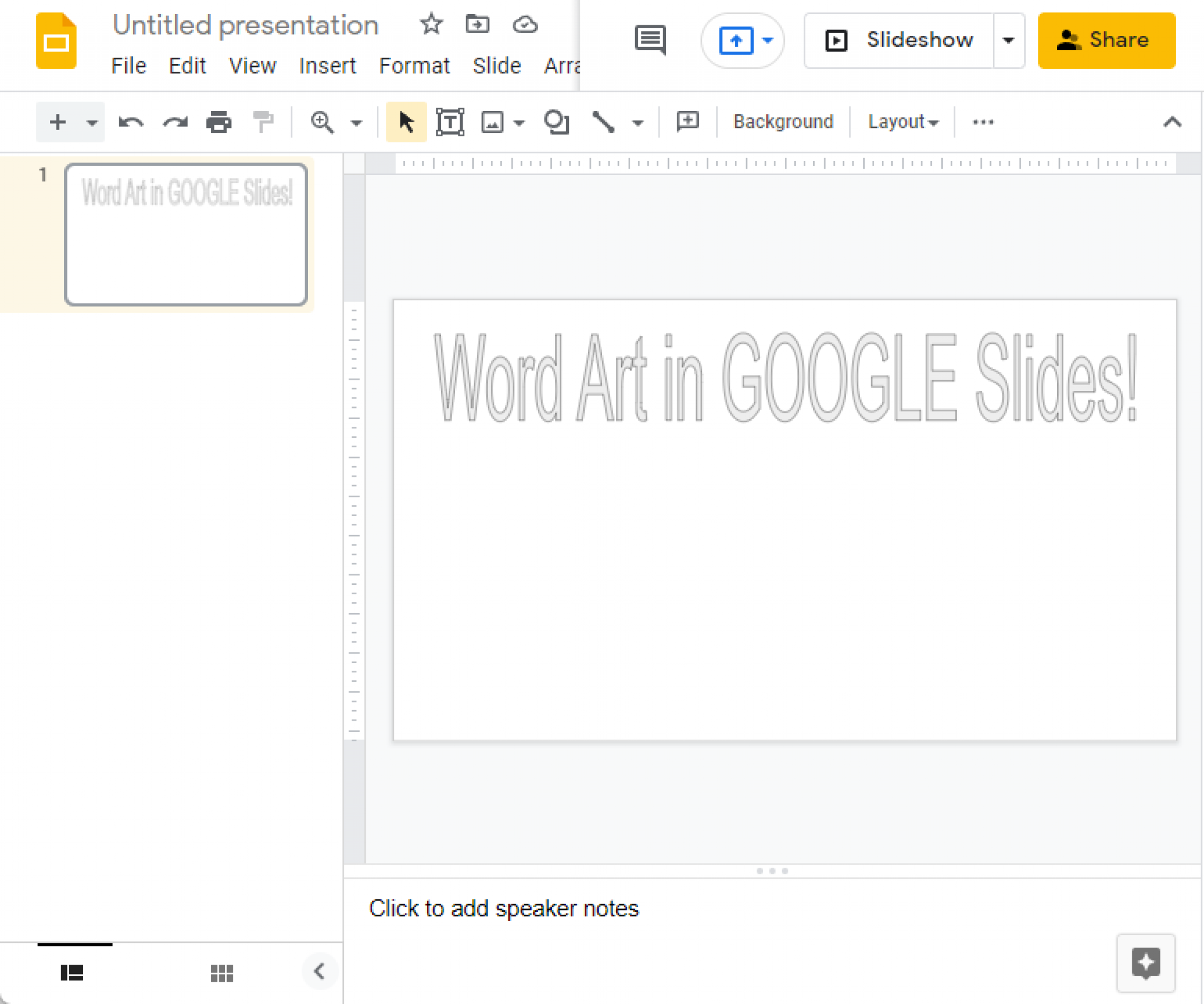 how-to-use-word-art-in-google-slides-best-practice