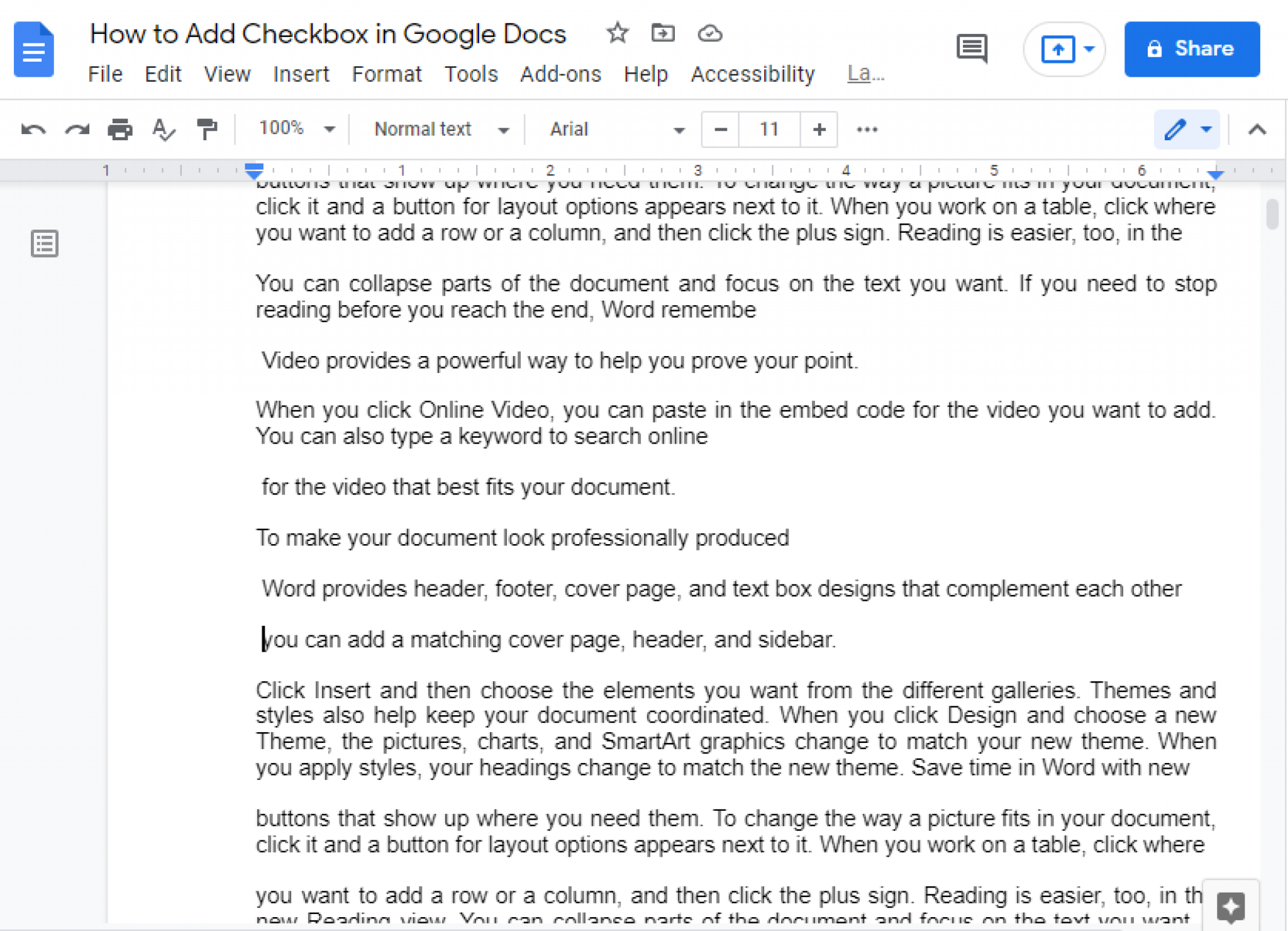 how-to-add-a-checkbox-in-google-docs-3-methods-officedemy