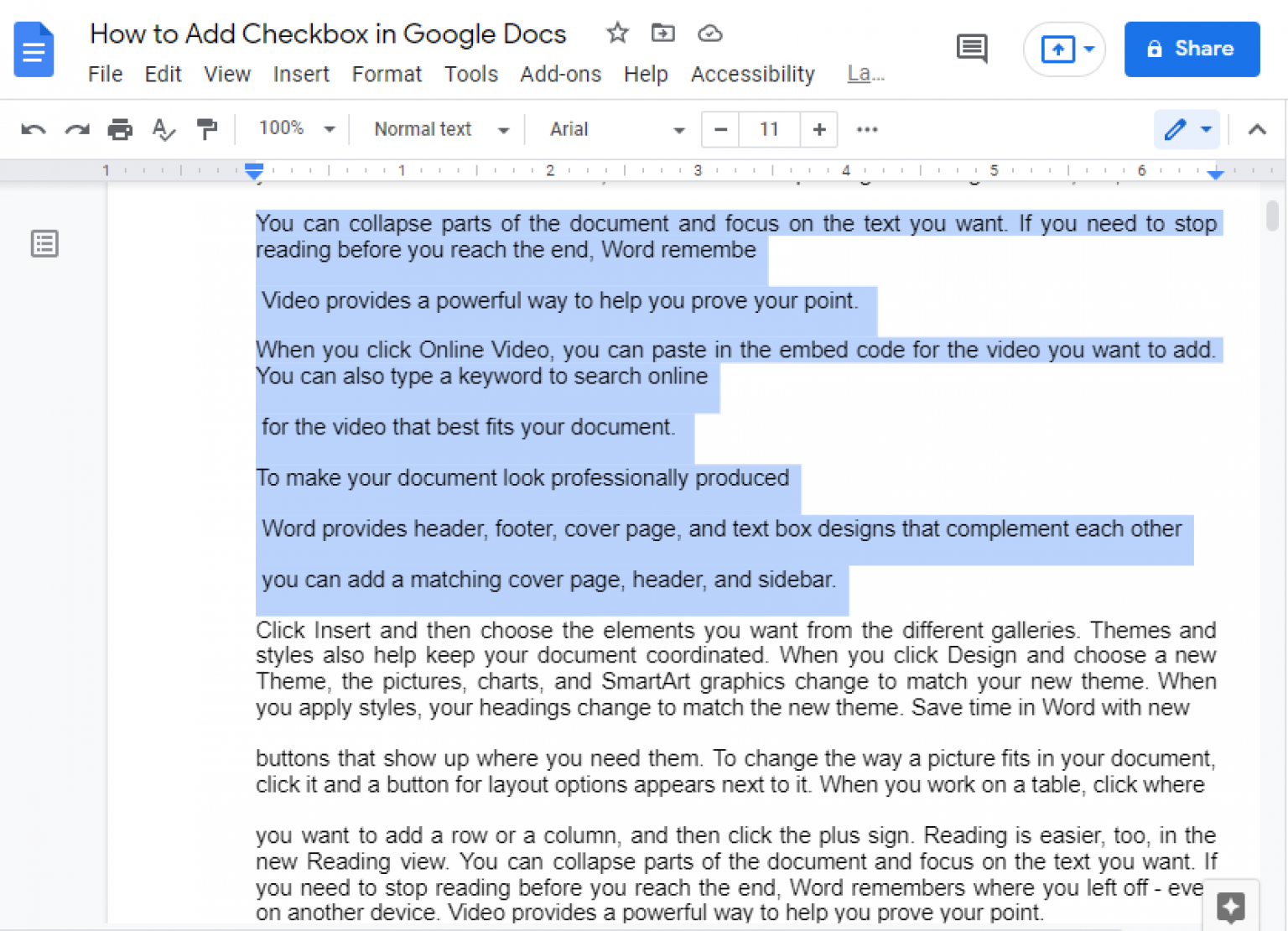 how-to-add-a-checkbox-in-google-docs-3-methods-officedemy