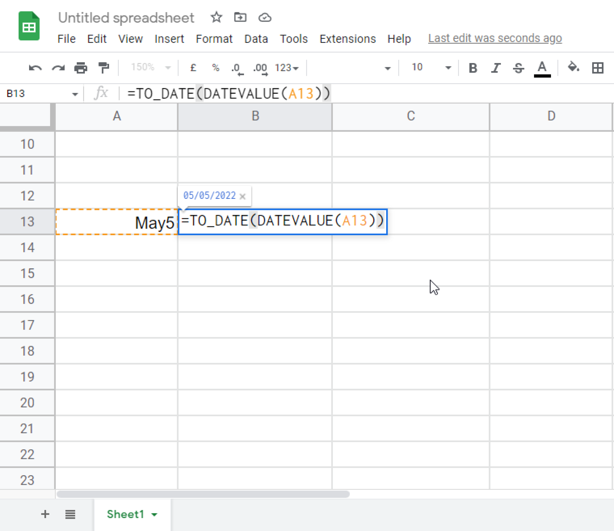 How To Add Date In Google Sheets