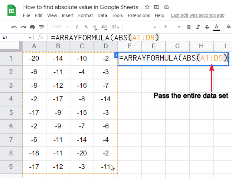 how-to-find-absolute-value-in-google-sheets-4-methods-officedemy