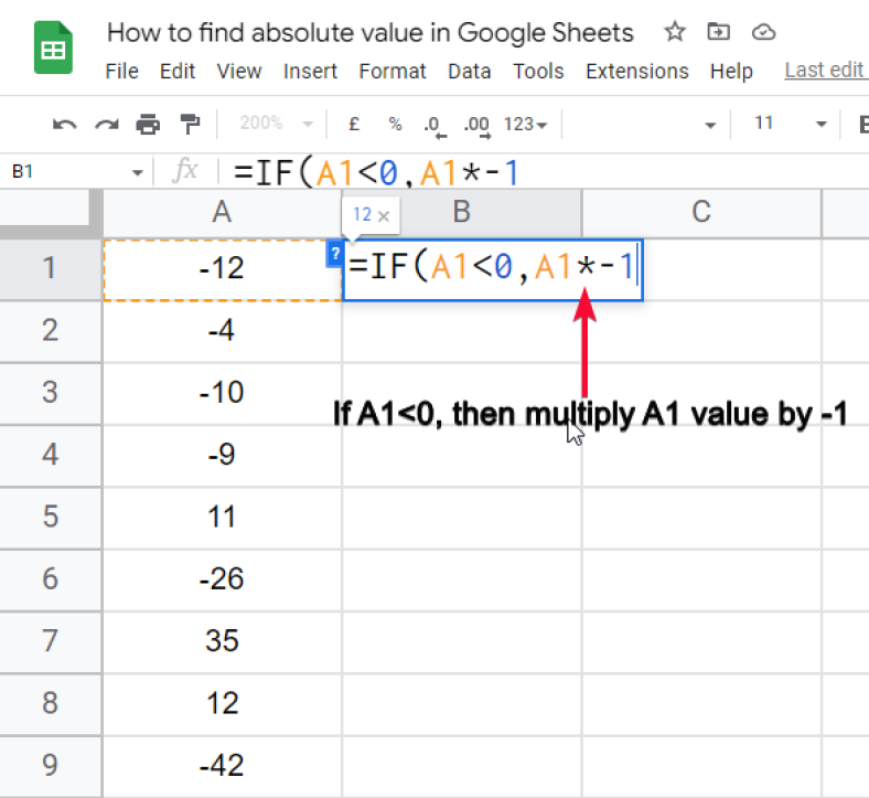 how-to-find-absolute-value-in-google-sheets-4-methods-officedemy