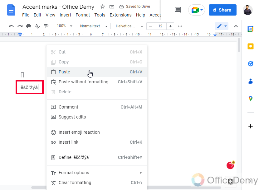 How To Add Accent Marks On Google Docs 5 Methods 