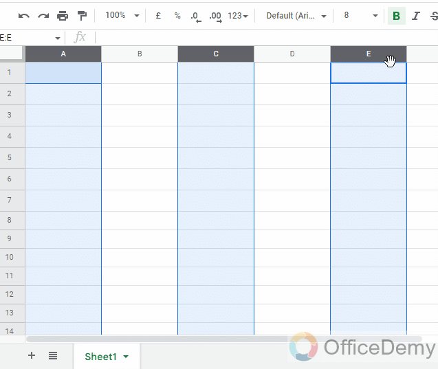 How To Select Multiple Cells In Google Sheets Guide 2023 OfficeDemy