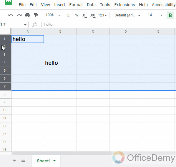 How To Select Multiple Cells In Google Sheets Guide 2023 OfficeDemy