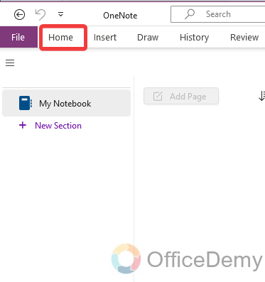 how to create a new notebook in onenote 3